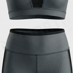 Vêtements de sport de qualité pour femmes, ensemble de yoga sans couture en deux pièces, vêtements de fitness, vêtements d'entraînement, vêtements de sport, équipement de sport - Product Image 5