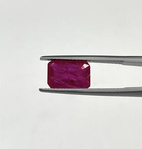 100% Natural <b>Ruby</b> Mozambique Heat Octagon Cut 3.06 Carat Reddish Pink Color July Birthstone for Jewellery Making at Best Price - Product Image 4