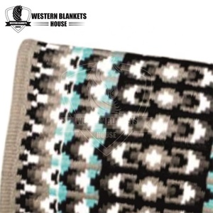 Tapis de selle en cuir lourd confortable et personnalisé pour l'équitation, rembourrage en coton et laine de Nouvelle-Zélande, conception personnalisée - Product Image 5