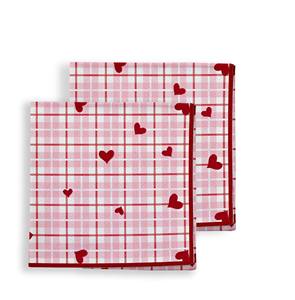 Serviettes en coton imprimées de qualité supérieure, 100% tissu doux, serviettes de table décoratives, sensation légère, tissu de table élégant, finition raffinée - Product Image 5