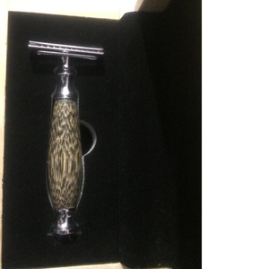 Navaja de Seguridad Clásica para Depilación con Logotipo Personalizado, para Barbería, Salón de Belleza, Afeitado y Estilismo de Barba, de Doble Filo, de Madera - Product Image 4