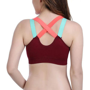 Best Design Maroon Color Women's Sport Bra For Yoga & Running Lightweight Fabric Multi Color Plus Size Sports Bra for Casual Use - Product Image 4