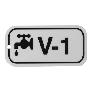 Étiquettes de source d'énergie Brady Valve - Étiquettes de sécurité LOTO durables et flexibles pour l'entretien industriel - Product Image 3