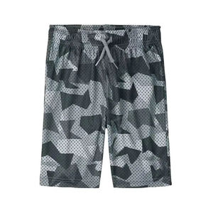 Shorts de sport pour homme à motif uni, style sportif, taille haute ajustable, tissu extensible, séchage rapide, confort supérieur, durabilité, maille - Product Image 1