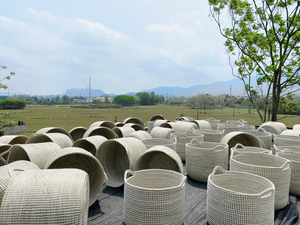 Soft Seagrass European Style Eco-Friendly Multifunction Storage <b>Basket</b> <b>for</b> <b>Plants</b> and Home Decoration - Product Image 5