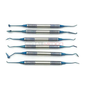 6Pcs Manual Dental Composite Filling Spatula Set German Stainless Steel Precision Dental Tools Resin Restoration Cosmetic - Product Image 3