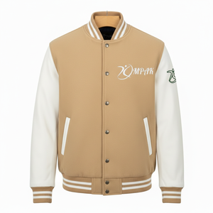 Custom Winter Fashion Varsity <b>Jackets</b> Hooded Eco-Friendly Polyester/Cotton Sublimation Print Front Logo Wholesale Unisex - Product Image 1