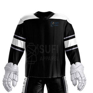 Nuevo Conjunto de Uniforme de Hockey sobre Hielo de Poliéster Transpirable y Ecológico con Jersey y Pantalones Ajustables Personalizados con Logotipo, Nombre y Número para Adultos - Product Image 5