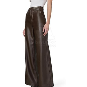 Pantalon en cuir pour femme 2026 – Hiver, haute qualité, respirant, écoresponsable, taille haute, coupe droite, personnalisable, faible MOQ - Product Image 2