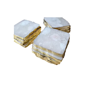 Dalles de pierre naturelle de haute qualité, dalles de jade blanc cristallin, pierres précieuses de guérison, décoration murale, panneau décoratif pour la maison - Product Image 6