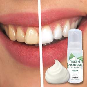 Restaure les minéraux dans les zones érodées Dentifrice mousse à la menthe naturelle Xylitol avec restauration minérale - Product Image 1
