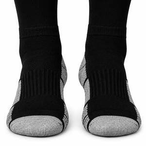 Chaussettes de sport respirantes, de haute qualité, personnalisables, pour hommes, à hauteur du genou, anti-transpiration, pour la course à pied, l'entraînement, le football - Product Image 5