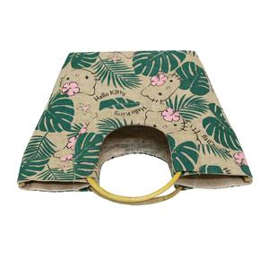 Bolsa de Yute Ecológica de Alta Calidad con Logotipo Personalizado, Asa de Madera, Impermeable, para Niñas, para Regalos, Promociones y Compras - Product Image 3