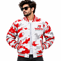 Blouson Bomber de Baseball Personnalisable Écologique Grande Taille pour Homme avec Logos Brodés – Solution OEM/ODM
