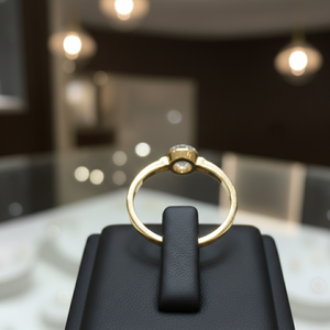 แหวนหมั้นสไตล์อเมริกัน 6 วง สีขาว ขนาด 10 มม. ประดับเพชร CZ เงินแท้ 925 ชุบทอง 18K น้ำหนัก 8 กรัม เครื่องประดับคุณภาพสูง ราคาขายส่ง - Product Image 4