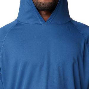 Sudadera de pesca de calidad superior para hombre con cuello vuelto, transpirable y agradable al tacto, sudadera de pesca lisa para hombre - Product Image 4