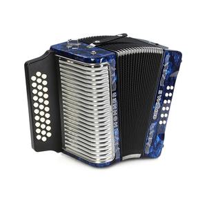 NOUVEAU Accordéon Diatonique Hohner 350 0F B Corona II 31 Boutons Sol, Moule Unique, Sac Noir, Sangles – NEUF À VENDRE - Product Image 3