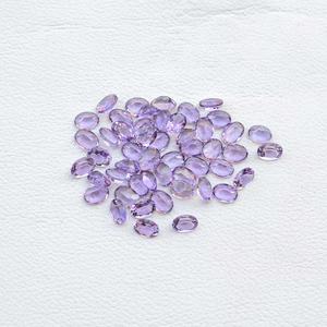 Piedras preciosas de forma ovalada facetadas de amatista de Brasil Natural de moda, piedras preciosas sueltas semipreciosas de alta calidad DIY para la fabricación de joyas - Product Image 2