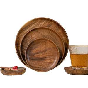 63. Elegant Handmade Eco-Friendly Wooden Charger Plate Artistic Resin Emerald Surface Sustainable Mango Wood Classic Design for - Product Image 4