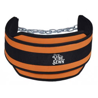 Ceinture de maintien pour dips avec chaîne pour l'haltérophilie, les tractions, la force athlétique et les entraînements de musculation – Soutien lombaire