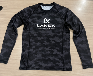 Custom <b>Men's</b> Long Sleeve <b>Compression</b> Rash Guard Camouflage Gym <b>Shirt</b> Athletic Fitness Training Workout Sportswear Base Layer Top - Product Image 5