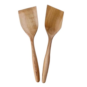 Vente en gros de fourchette cuillère en bois d'acacia fourchette salade fruits fourchette à dessert cuillère et fourchette de service ensemble d'ustensiles de cuisine - Product Image 1