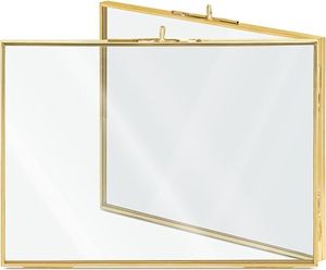 Home Decor Glass & Metal Hanging Picture <b>Frame</b> for <b>Wall</b> Decoration,with 2 Sides Hanging Chain Glass Customised - Product Image 2