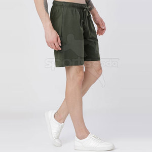 Servicio OEM, Precio al por Mayor, Diseño Personalizado, Pantalones Cortos Casuales de Lona para Hombre, Nueva Llegada 2026, Marca Privada, Alta Calidad, 100% Algodón - Product Image 2