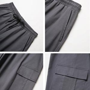 Gran oferta de fábrica, pantalones largos atléticos informales para hombre, pantalones Cargo de lona, transpirables, personalizables, ligeros - Product Image 4
