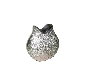 Handmade Aluminum Decorative <b>Vase</b> with <b>Unique</b> Texture for Contemporary Home Display - Product Image 6