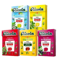 Bonbons à la menthe citronnée Ricola en gros, 40g, bonbons suisses rafraîchissants pour la gorge, prix compétitif, export