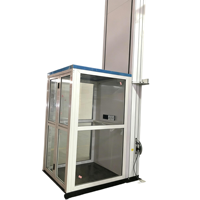 Vente directe usine : Plateforme élévatrice hydraulique électrique pour usage domestique, monte-escalier vertical sur mesure avec câble métallique