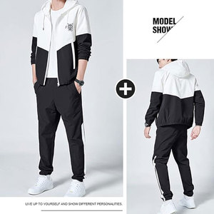 Trajes cortavientos cómodos con cremallera para hombre, en grandes cantidades, ligeros e impermeables, hechos en Pakistán. - Product Image 2