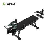 Banc de musculation réglable en hauteur TOPKO de haute qualité pour l'intérieur, rack de gym intérieur, machine d'étirement électrique