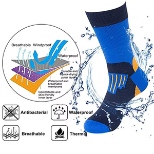 Chaussettes de ski personnalisées imperméables pour femmes, chaussettes de compression imperméables - Product Image 4