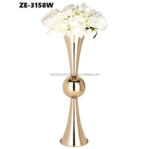 Jarrón de Flores de Hierro Forjado de Lujo con Diseño Costero para Decoración de Mesa, Diseño Premium para Interiores, Zahid Exports - Product Image 1