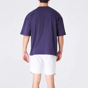 T-shirt pour homme en coton 100% de haute qualité, col rond, coupe classique, style streetwear, écologique, vente en gros - Product Image 2