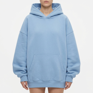 Vente en gros de sweats à capuche surdimensionnés en molleton de coton 380GSM pour femmes, pour les marques de vêtements décontractés et les détaillants - Product Image 5