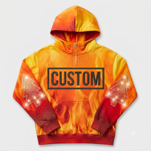 Prix de gros Nouveaux sweats à capuche pour hommes à fermeture éclair, mode hiver, avec logo personnalisé, impression numérique, en polaire respirante 100% coton, en promotion - Product Image 2
