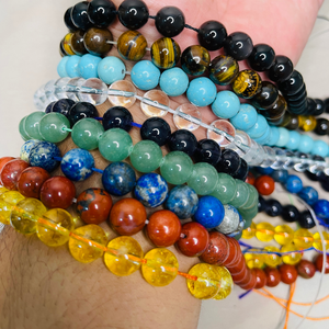 Chất lượng cao AAA tinh thể tự nhiên đá quý hạt chuỗi nhà cung cấp từ Ấn Độ hạt Kích thước 4mm đến 14mm - Product Image 3