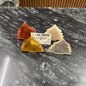 Personnalisable Moderne Suspendu Arbre Ornement Résine Sublimation DIY Noël Décor À La Maison Ornement De Vacances pour Décorations De Noël - Product Image 3