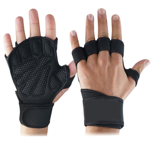 Anti Slip Customized Logo Gym Sport Weight Lifting Gloves Manufacturers Men High Quality Training Workout Gym Gloves - Product Image 3