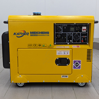 Générateur diesel silencieux KATHER 3KW 5KW 8KW 10KW 15KW 20KW 50KW, portable et insonorisé, avec option ATS, direct usine