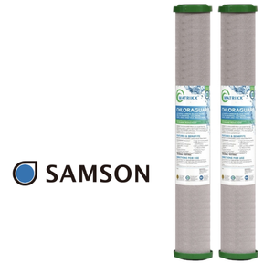 Filtre à charbon pour l'élimination des PFAS, filtration d'eau à haut débit, remplacement standard, fourniture pour 1 an - Product Image 1