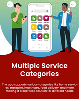 Aplicación de Servicio a Demanda para Transacciones sin Complicaciones, Seguimiento en Vivo y Chat, Desarrollo de Aplicaciones de Servicio a Demanda