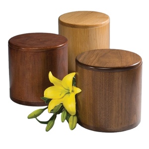 ชุดโกศไม้สำหรับบรรจุอัฐิผู้ใหญ่ โกศไม้ธรรมชาติสำหรับงานศพ ภาชนะเก็บอัฐิตกแต่ง - Product Image 1