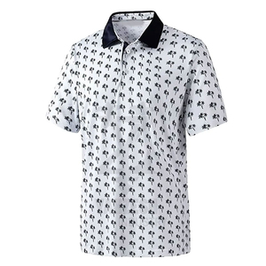 Men's Short Sleeve Casual Polo <b>Shirts</b> Printed Floral <b>Geometric</b> Patterns Breathable Polyester Summer Wear Turn-down Collar - Product Image 3