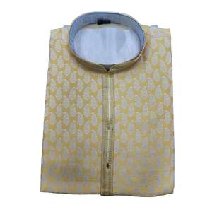 ผ้าไหมคอตตอนพิมพ์ลายพร้อมใส่ชุดนอนเลมอน - Product Image 1