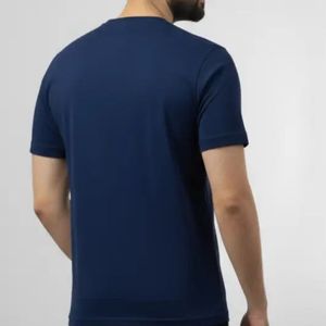 Camisetas personalizadas 100% algodón para hombre, de corte holgado, lisas, teñidas, con logotipo personalizado, fabricante OEM ODM, camisetas streetwear para hombre - Product Image 6