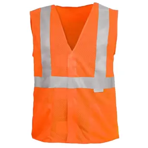 Hi Viz safety Vest factory supply Work Wear High Visibility CE certificated Reflective Safety Vest